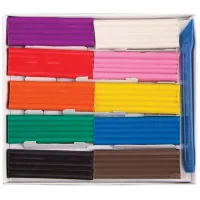 Пластилин ArtSpace, 10 цветов, 120гр, со стеком, картон