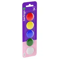Магнит для досок Berlingo 30мм, 5шт., ассорти, европодвес
