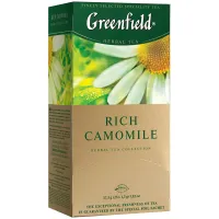 Чай GREENFIELD "Rich Camomile" травяной ромашковый, 25 пакетиков в конвертах по 1,5 г, 0432-10