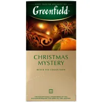 Чай GREENFIELD "Christmas Mystery" черный, 25 пакетиков в конвертах по 1,5 г, 0434-10