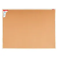 Доска пробковая Berlingo "Premium", 90*120см, деревянная рамка