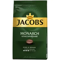 Кофе в зернах Jacobs "Monarch", вакуумный пакет, 800г