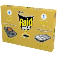 Ловушка от тараканов Raid, регулятор размножения 1шт. + приманка 4шт.