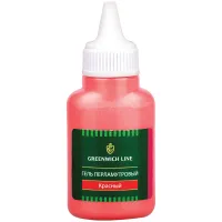 Гель перламутровый Greenwich Line, 40мл, красный