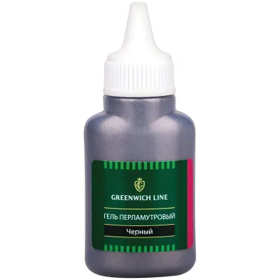 Гель перламутровый Greenwich Line, 40мл, черный