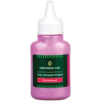 Гель перламутровый Greenwich Line, 40мл, малиновый