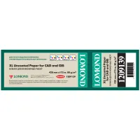 Бумага для плоттера офсетная Lomond, 420мм*175м, 80г/м2, вт. 76мм, 146%, "Стандарт"