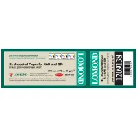 Бумага для плоттера офсетная Lomond, 594мм*175м, 80г/м2, вт. 76мм, 146%, "Стандарт"