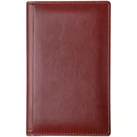 Визитница настольная OfficeSpace "Nebraska" на 96 визиток, 3 ряда, кожзам, коричневый