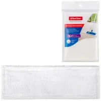 Насадка МОП для швабры OfficeClean Professional с карманами, 40*10см, микрофибра, белая