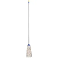 Швабра OfficeClean Professional, ручка 120см, насадка МОП хлопок, ворс 26см, 165г