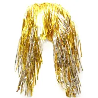 Новогодний парик золотой, 35см