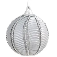 Шар из пенополистирола "Фактурный с бусинами", 80мм