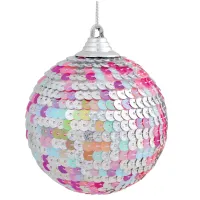 Шар из пенополистирола "Яркий с пайетками", 80мм