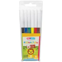 Фломастеры ArtSpace "Веселые зверята" 06цв., ПВХ, европодвес