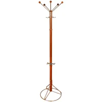 Вешалка напольная Титан "Стелла-1МД", 1845*450мм, металл, вишня, 5 крючков