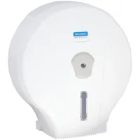 Диспенсер для туалетной бумаги в рулонах OfficeClean Professional, пластик, механич., белый, малый