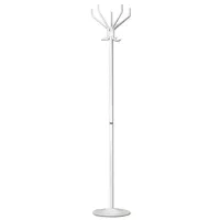 Вешалка напольная Титан "СС", 1833*395мм, металл, белая, 5 крючков