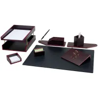 Набор настольный Bestar "Nemesis" 8 предметов, двойной лоток, красное дерево