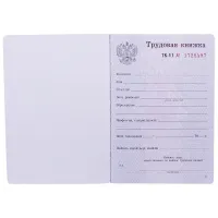 Бланк Трудовая книжка Гознак