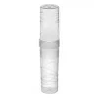 Пенал-тубус 195*45 Стамм "Crystal", пластик, прозрачный