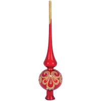 Верхушка стеклянная "Вита" 27,5см, подарочная упаковка