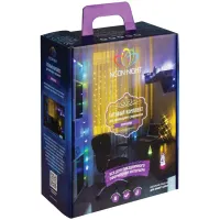 Набор для новогоднего украшения интерьера "Комната", цвет гирлянды мультиколор