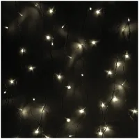 Электрогирлянда "Светодиодный дождь", 144 лампы, теплый белый, 8 режимов, 1,5*1,5м