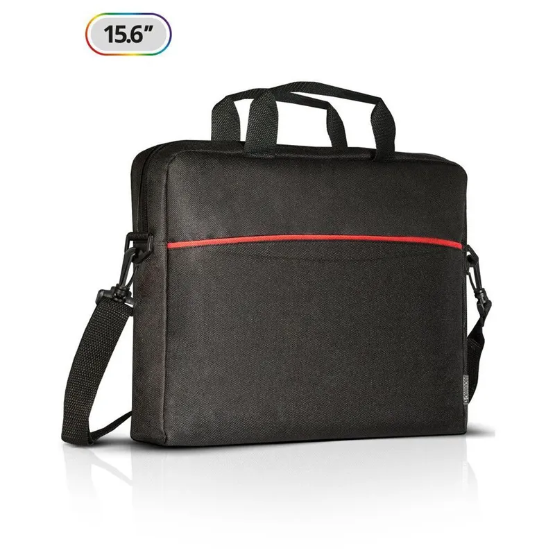 Фото товара «Сумка для ноутбука DEFENDER LITE 15,6", нейлон, черная с карманом, 26083»