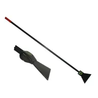 Ледоруб-топор сварной Б-3, метал. черенок с рез. ручкой, 120см