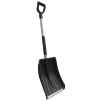 Лопата снеговая "Витязь. Авто", пластиковая, 37*28, с алюм. ручкой 90см, цвет микс