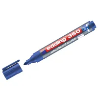 Маркер для белых досок Edding "360" синий, пулевидный, 1,5-3,0мм