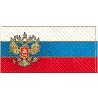 Конверт для денег Hatber "Герб России", 169*84мм, 3D фольга