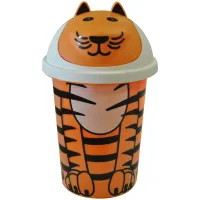 Корзина для игрушек, бумажного мусора, детская LittleAngel "Jungle", 10л, оранжевый