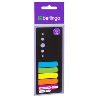 Флажки-закладки Berlingo, 42*12мм, стрелки, 25л*5 неоновых цветов, в картонной книжке, европодвес