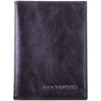 Обложка для автодокументов OfficeSpace кожа, черный