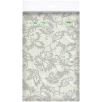 Скатерть Vitto "Prestige", 120*180, бумажная с полимерным покрытием, тиснение, рисунок, белая 11112 (ПОД ЗАКАЗ)