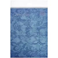 Скатерть Vitto "Prestige", 120*180 бумажная с полимерным покрытием, тиснение, рисунок, синяя 10995 (ПОД ЗАКАЗ)