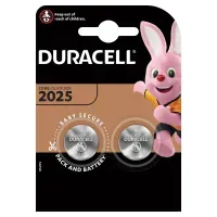 Батарейка Duracell CR2025 3V литиевая, 2BL