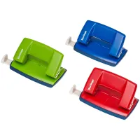 Дырокол Berlingo "Power TX" 10л., металлический, с линейкой, ассорти