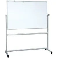 Доска магнитно-маркерная 2х3 "Office", 120*180см, двусторон., поворот., мобильная, держ. для бумаги