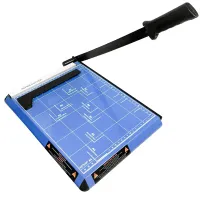 Резак сабельный A4 Гелеос РС A4-1 до 12 листов, металлическое основание