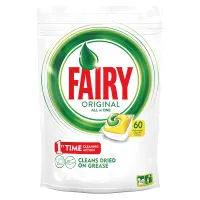 Капсулы для посудомоечной машины Fairy "Original. All in1. Лимон", 60шт.