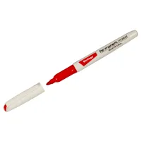 Маркер перманентный Berlingo "Multiline PE210" красный, пулевидный, 2мм