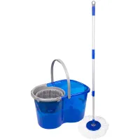 УЦЕНКА-Набор для уборки OfficeClean "Professional" ведро 5л с отжим,самоотж. швабра с круг.насад 2шт