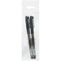 Набор гелевых ручек OfficeSpace "TC-Grip" черные, 0,5мм, грип 2 шт