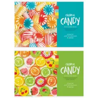 Альбом для рисования 08л., А4, на скрепке ArtSpace "Стиль. Colorful candy"