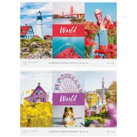 Альбом для рисования 08л., А4, на скрепке ArtSpace "Путешествия. Аmazing world", обложка-офсет