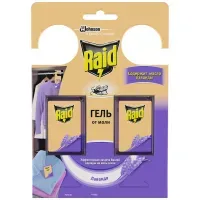 Гель от моли Raid "Лаванда", 2шт., блистер