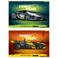 Альбом для рисования 08л., А4, на скрепке ArtSpace "Авто. Drift team", эконом